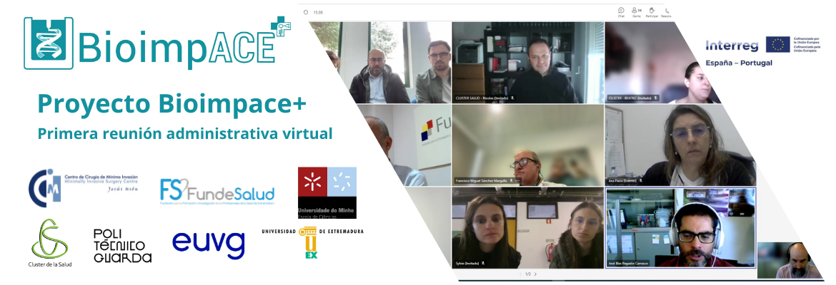 Primera reunión virtual administrativa del proyecto Bioimpace+